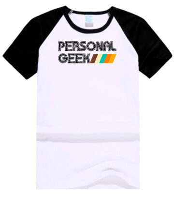 Camiseta algodón mangas de colores Personalgeek