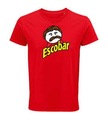 Camiseta Escobar estilo Pringles