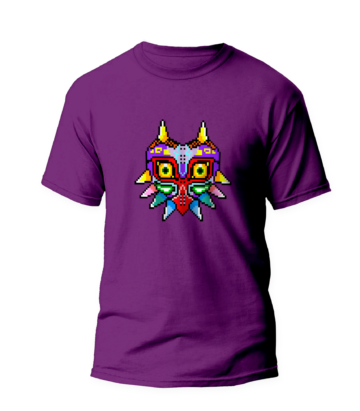 Camiseta "Majora Mask en Bits"